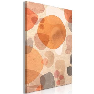 Schilderij – Amber Kaleidoscope (1 Part) Vertical