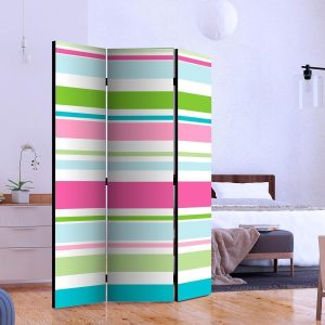 Vouwscherm – Bright stripes